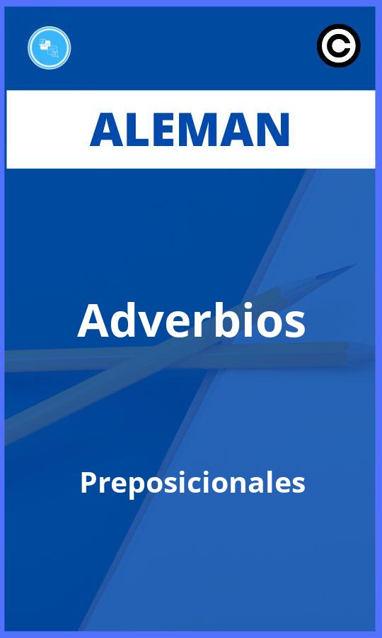 Ejercicios Aleman Adverbios Preposicionales PDF