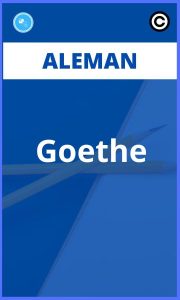 Ejercicios Aleman Goethe