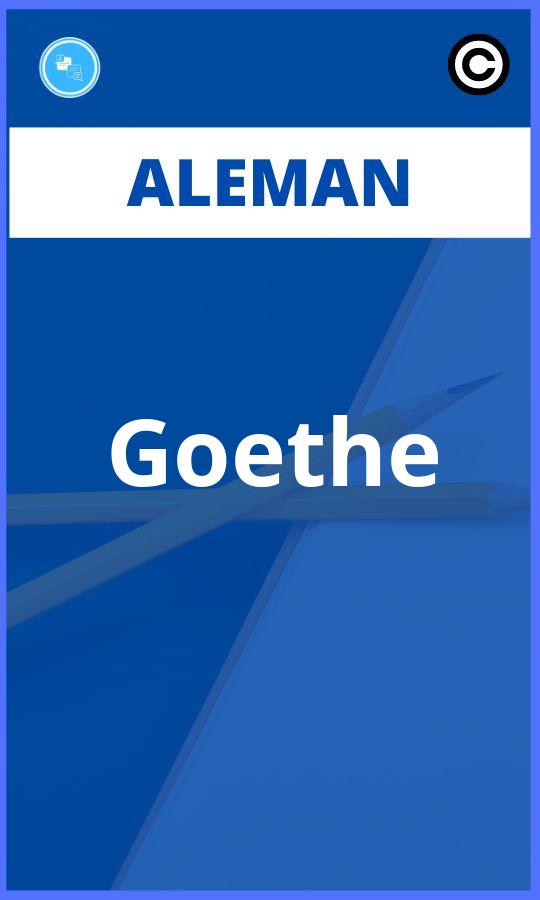 Ejercicios Aleman Goethe PDF
