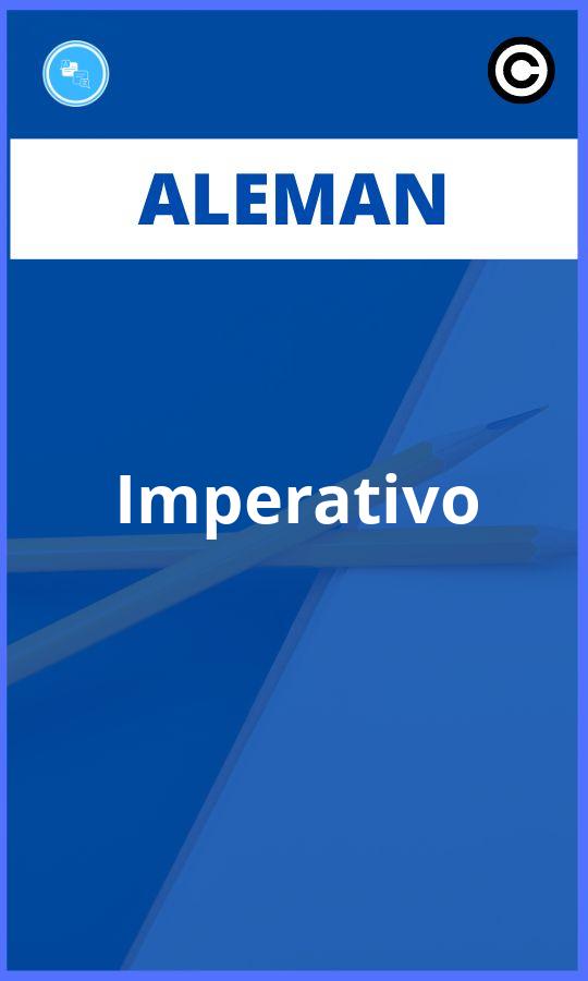 Ejercicios Aleman Imperativo PDF