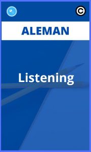 Ejercicios Listening Aleman