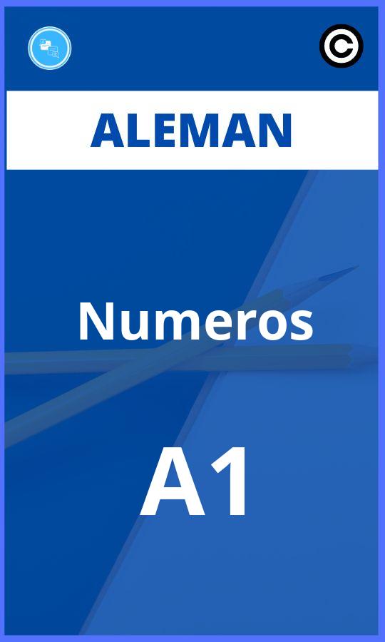 Ejercicios Aleman Numeros A1 PDF