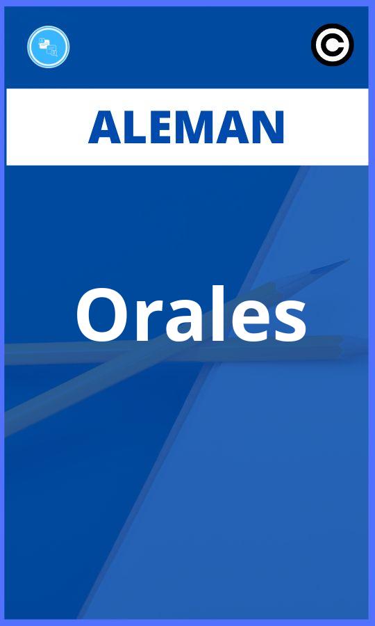 Ejercicios Orales Aleman PDF