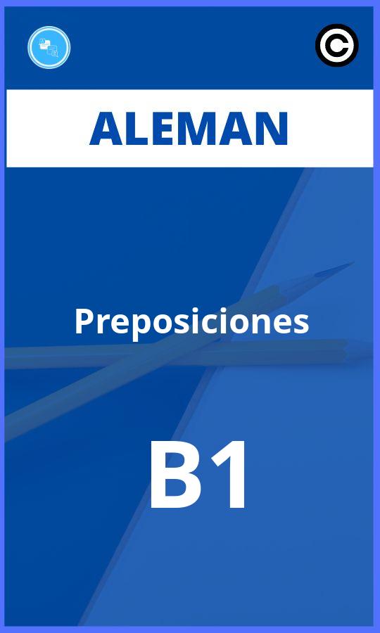 Ejercicios Aleman Preposiciones B1 PDF