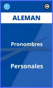 Ejercicios Aleman Pronombres Personales