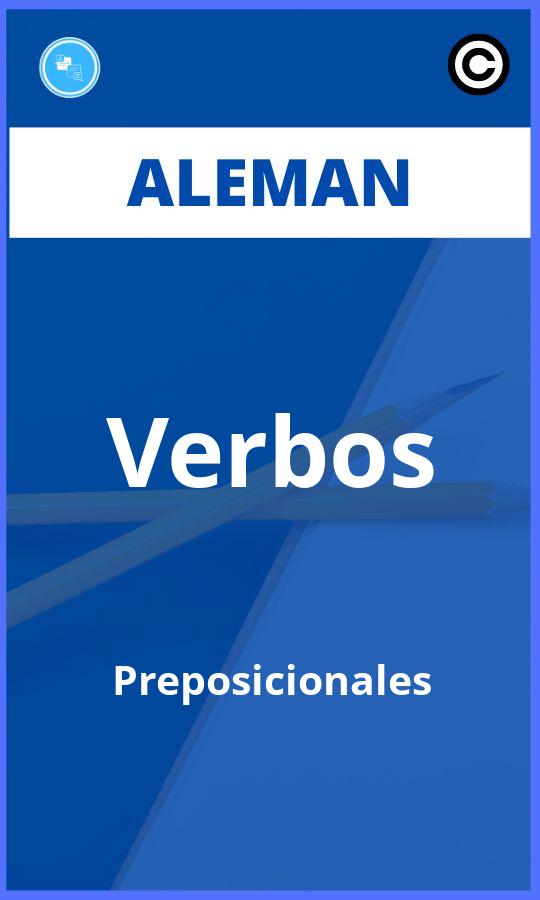 Ejercicios Aleman Verbos Preposicionales PDF