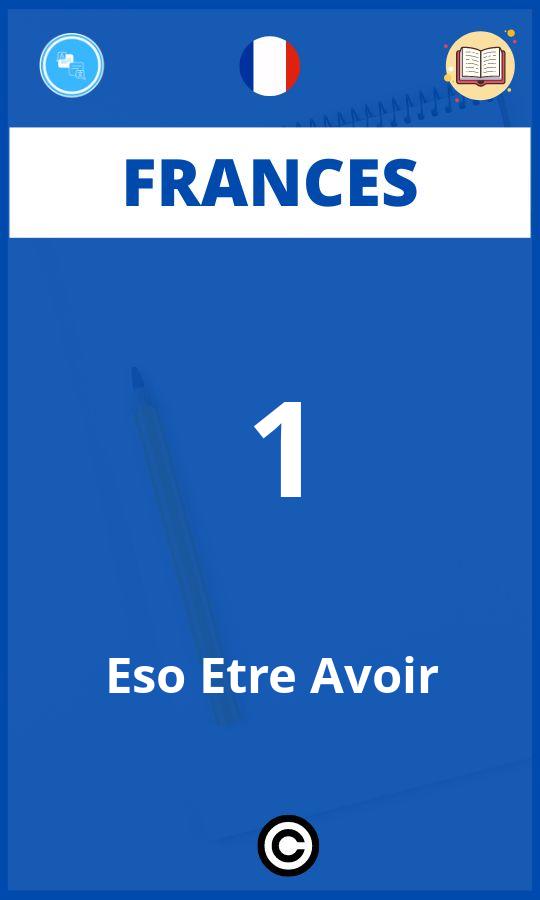 Ejercicios Frances 1 Eso Etre Avoir PDF