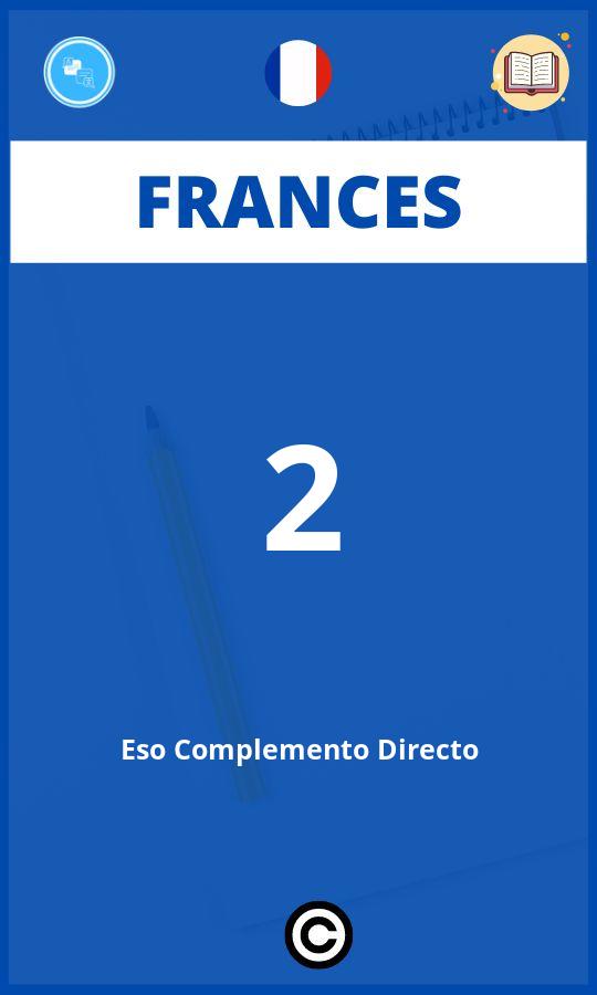 Ejercicios Frances 2 Eso Complemento Directo PDF