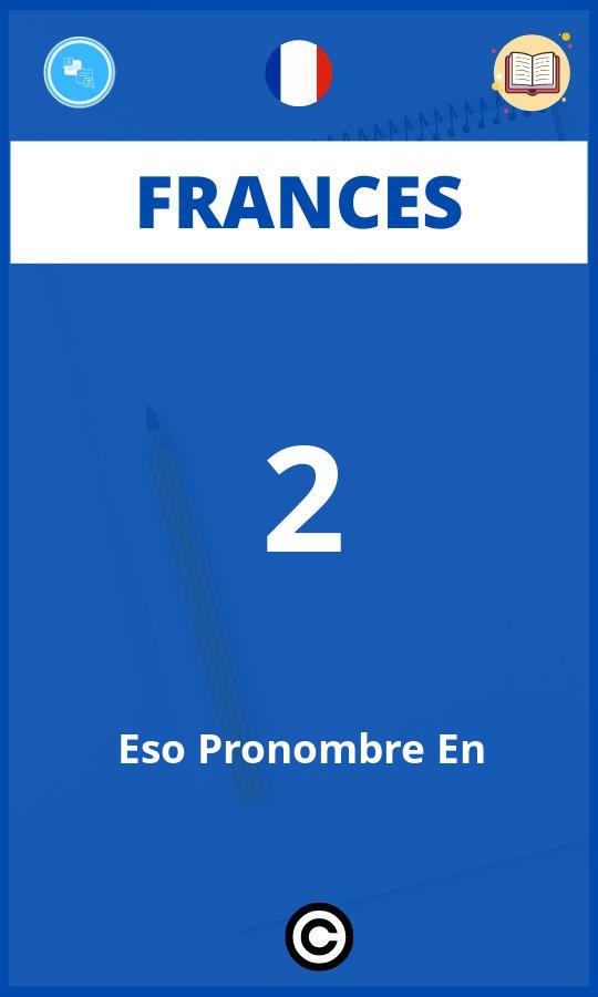 Ejercicios 2 Eso Pronombre En Frances PDF