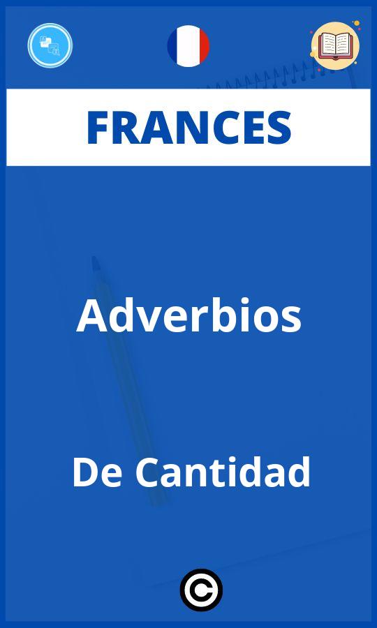 Ejercicios Adverbios De Cantidad Frances PDF