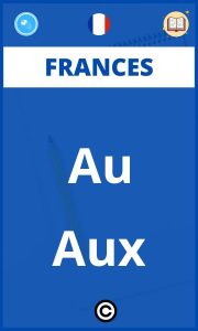 Ejercicios Frances Au Aux