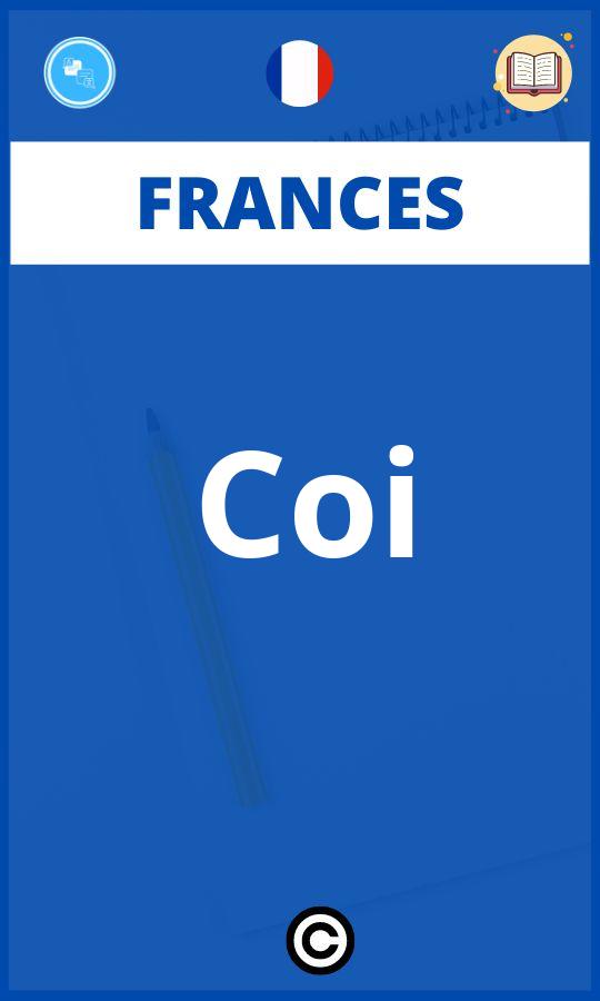 Ejercicios Frances Coi PDF