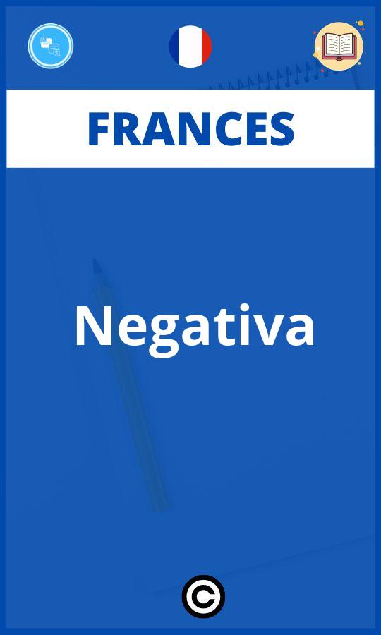 Ejercicios Frances Negativa PDF