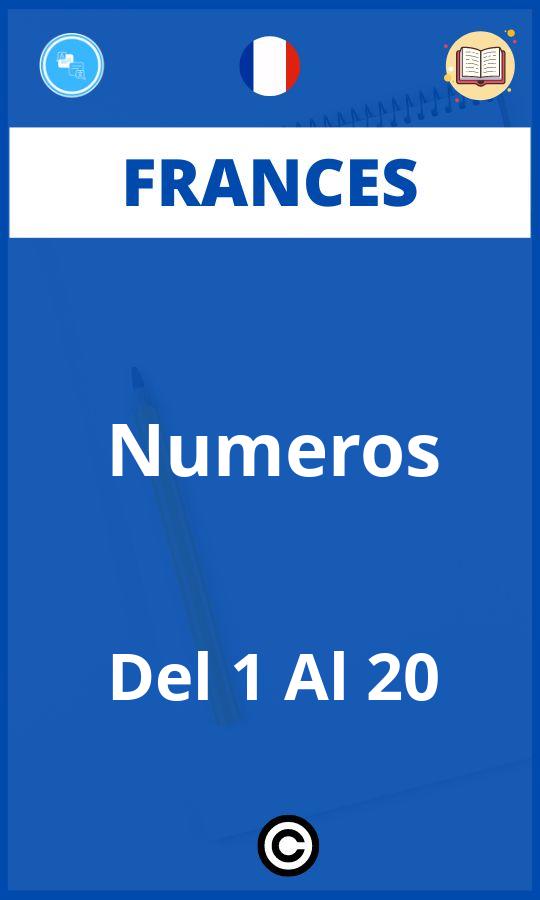 Ejercicios Numeros Del 1 Al 20 Frances PDF