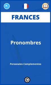Ejercicios Frances Pronombres Personales Complementos