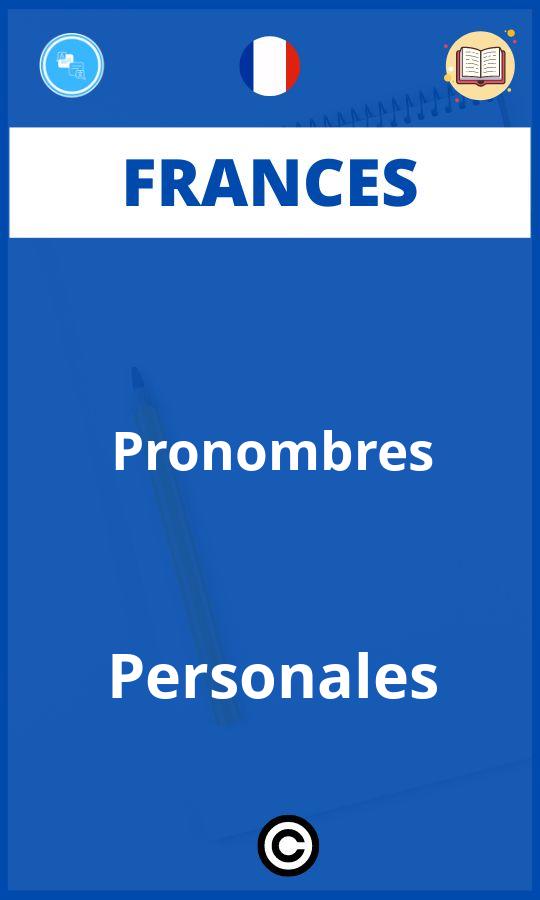 Ejercicios Frances Pronombres Personales PDF