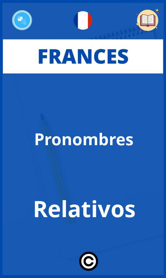 Ejercicios Pronombres Relativos Frances PDF