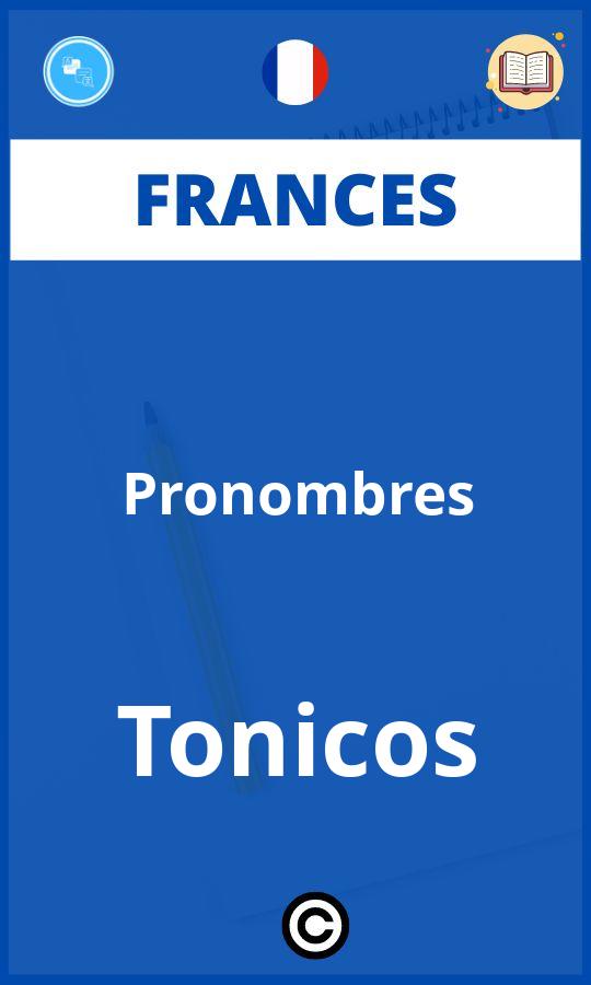 Ejercicios Pronombres Tonicos Frances PDF