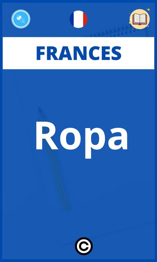 Ejercicios Frances Ropa PDF