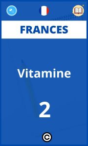 Ejercicios Frances Vitamine 2