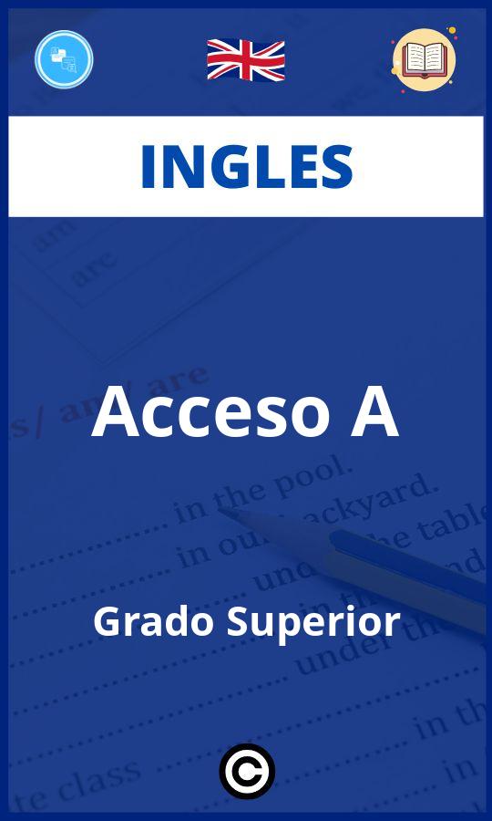 Ejercicios Ingles Acceso A Grado Superior PDF