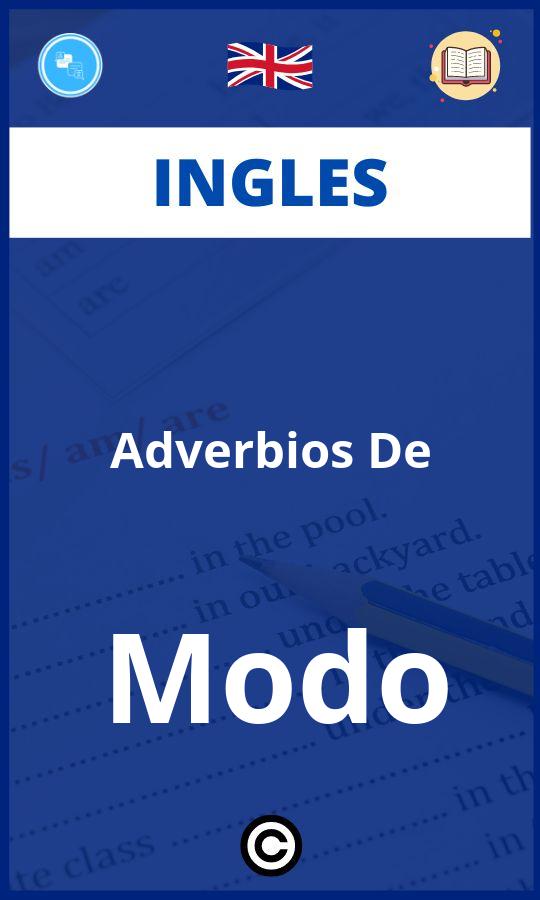 Ejercicios Ingles Adverbios De Modo PDF