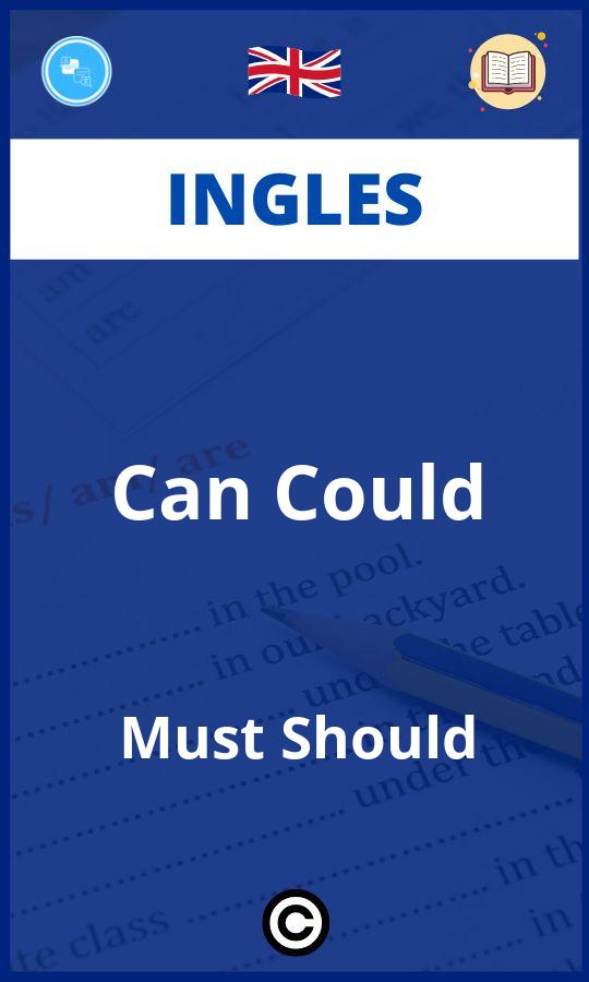 Ejercicios Can Could Must Should Ingles PDF