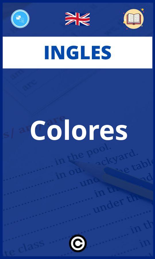 Ejercicios Ingles Colores PDF