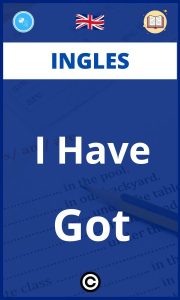 Ejercicios Ingles I Have Got