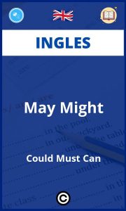 Ejercicios Ingles May Might Could Must Can