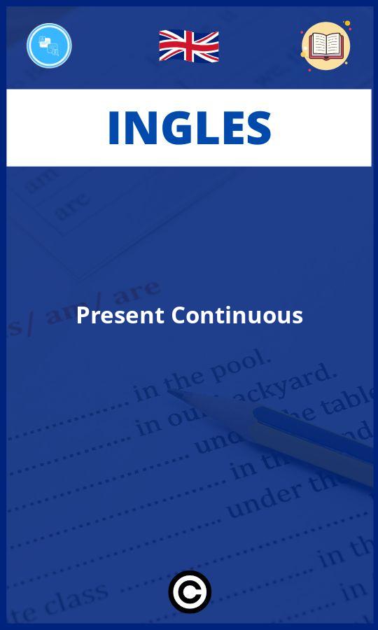 Ejercicios Ingles Present Continuous PDF