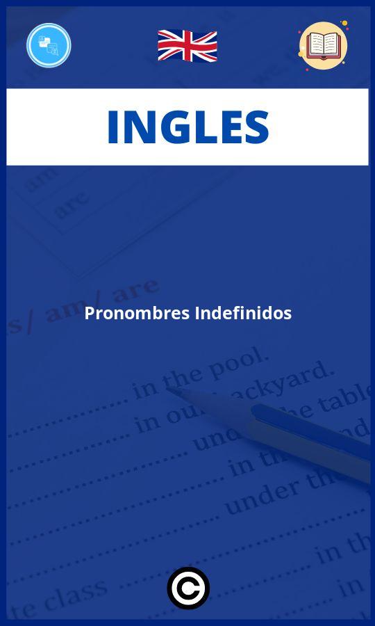 Ejercicios Pronombres Indefinidos Ingles PDF