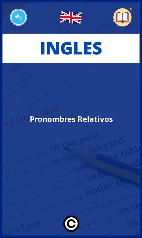 Ejercicios Ingles Pronombres Relativos PDF