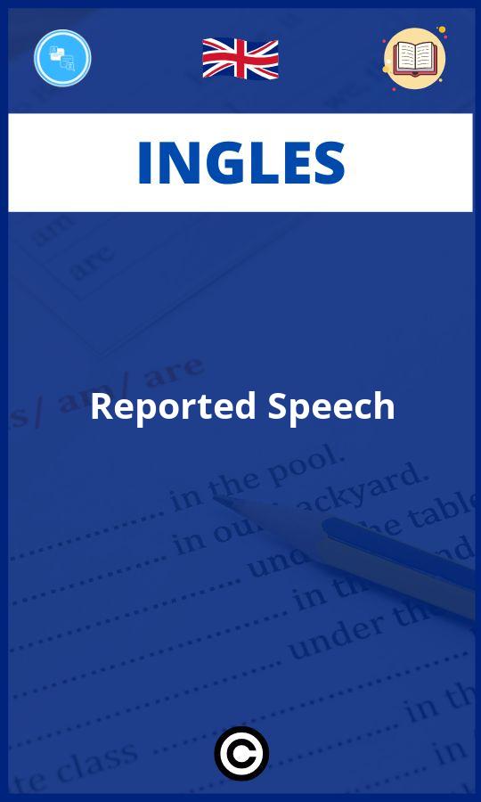 Ejercicios Reported Speech Ingles PDF