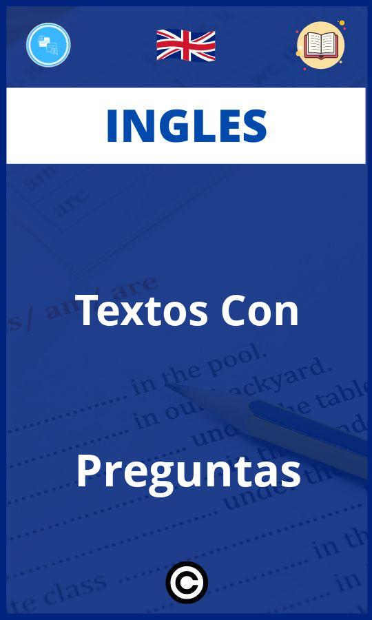 Ejercicios Textos Con Preguntas Ingles PDF