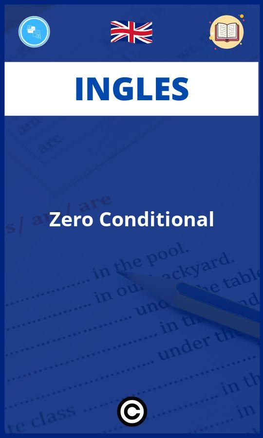 Ejercicios Zero Conditional Ingles PDF
