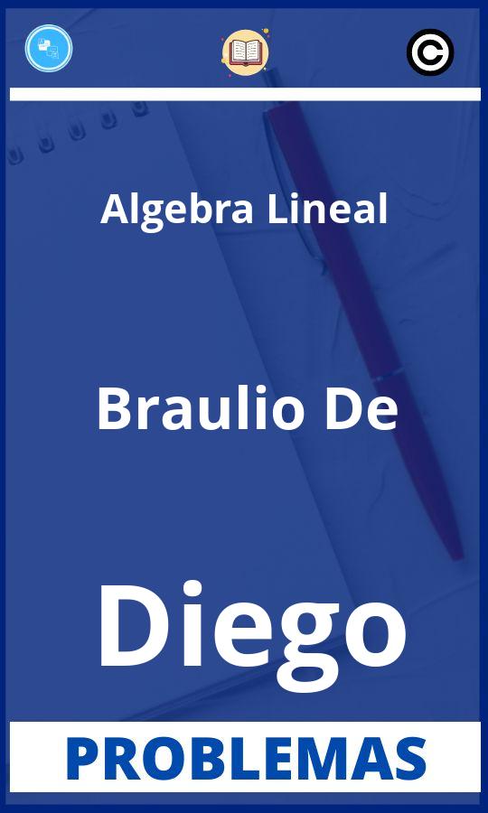 Problemas de Algebra Lineal Braulio De Diego Resueltos PDF