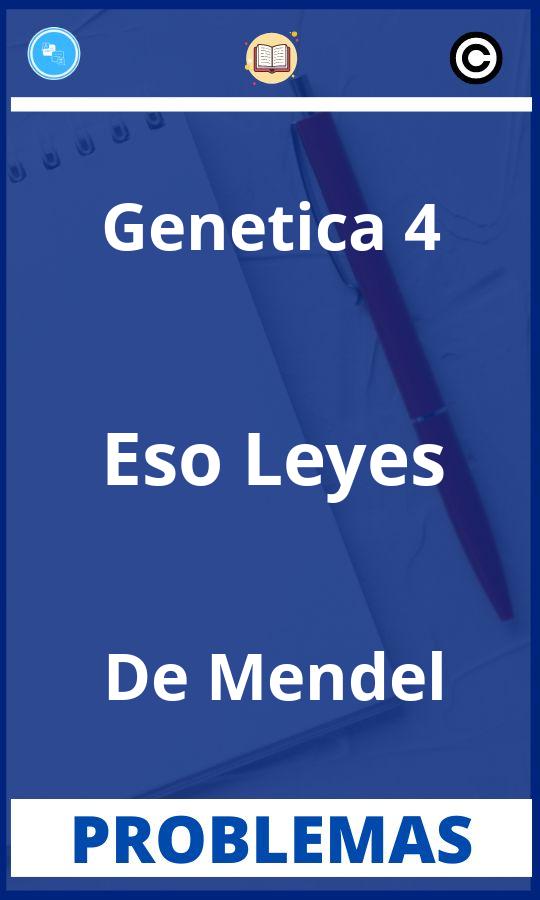Problemas de Genetica 4 Eso Leyes De Mendel Resueltos PDF