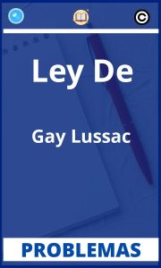 Problemas de Ley De Gay Lussac