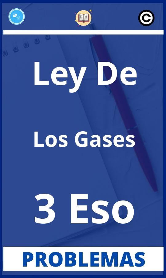 Problemas de Ley De Los Gases 3 Eso Resueltos PDF