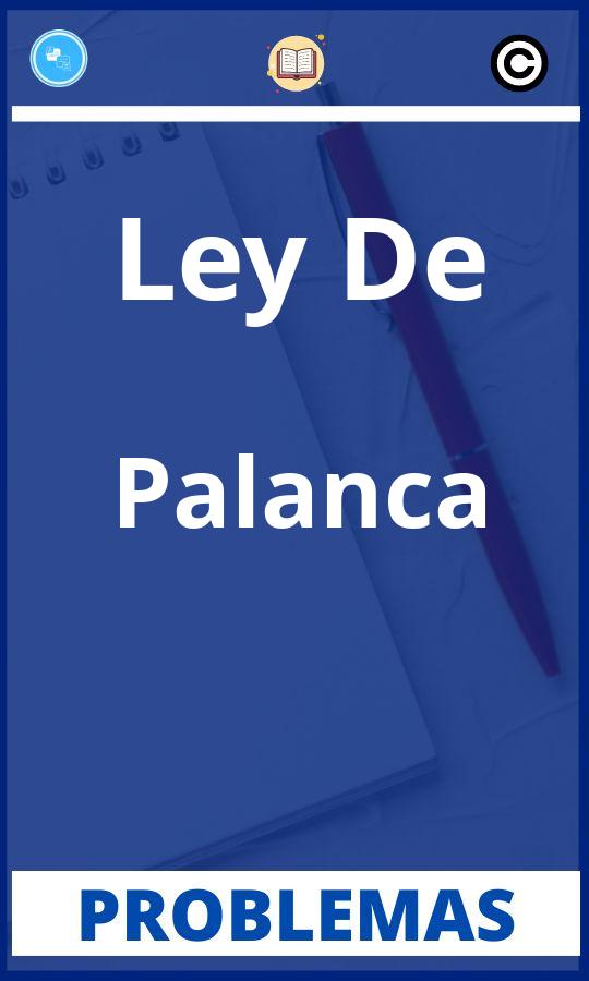 Problemas de Ley De Palanca Resueltos PDF