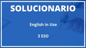 Solucionario English in Use Burlington Books 3 ESO