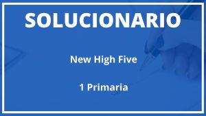 Solucionario New High Five  MacMillan 1 Primaria