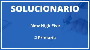 Solucionario New High Five  MacMillan 2 Primaria
